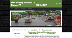 Desktop Screenshot of duttroofing.net